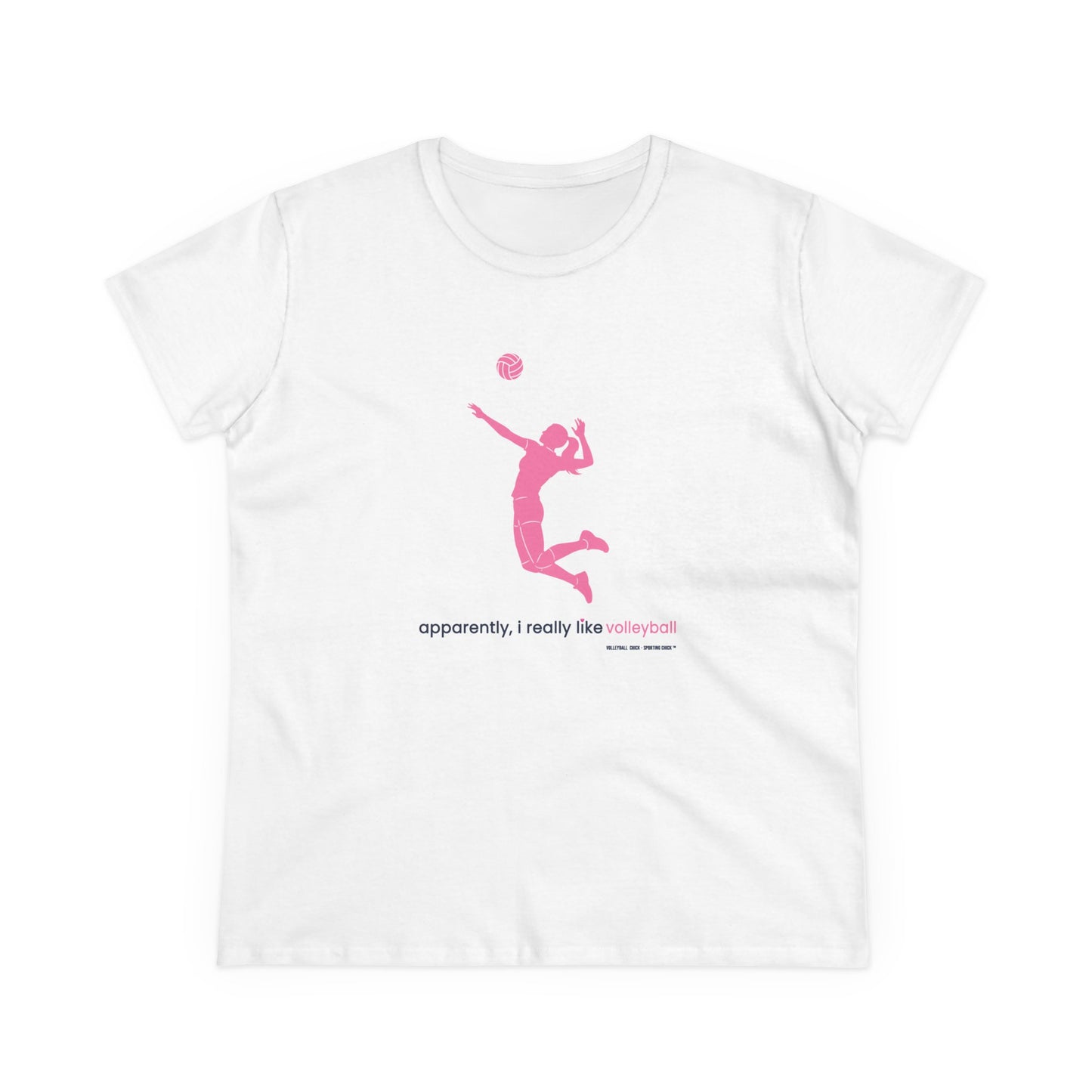 apparently, i really like volleyball (pink)