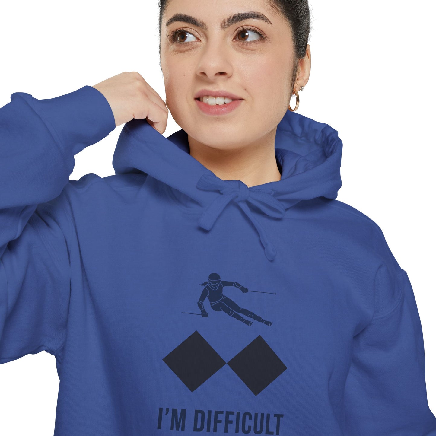 I'M DIFFICULT - Ski hoodie
