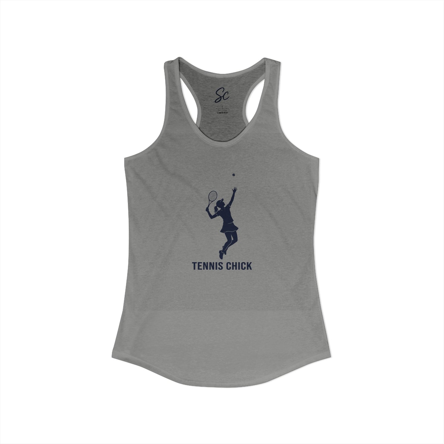 Tennis Chick - Tennis Racer Back Tank