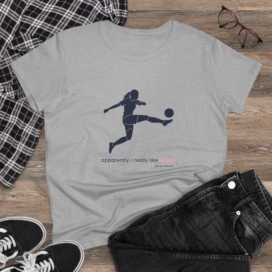 apparently, i really like soccer (blue)