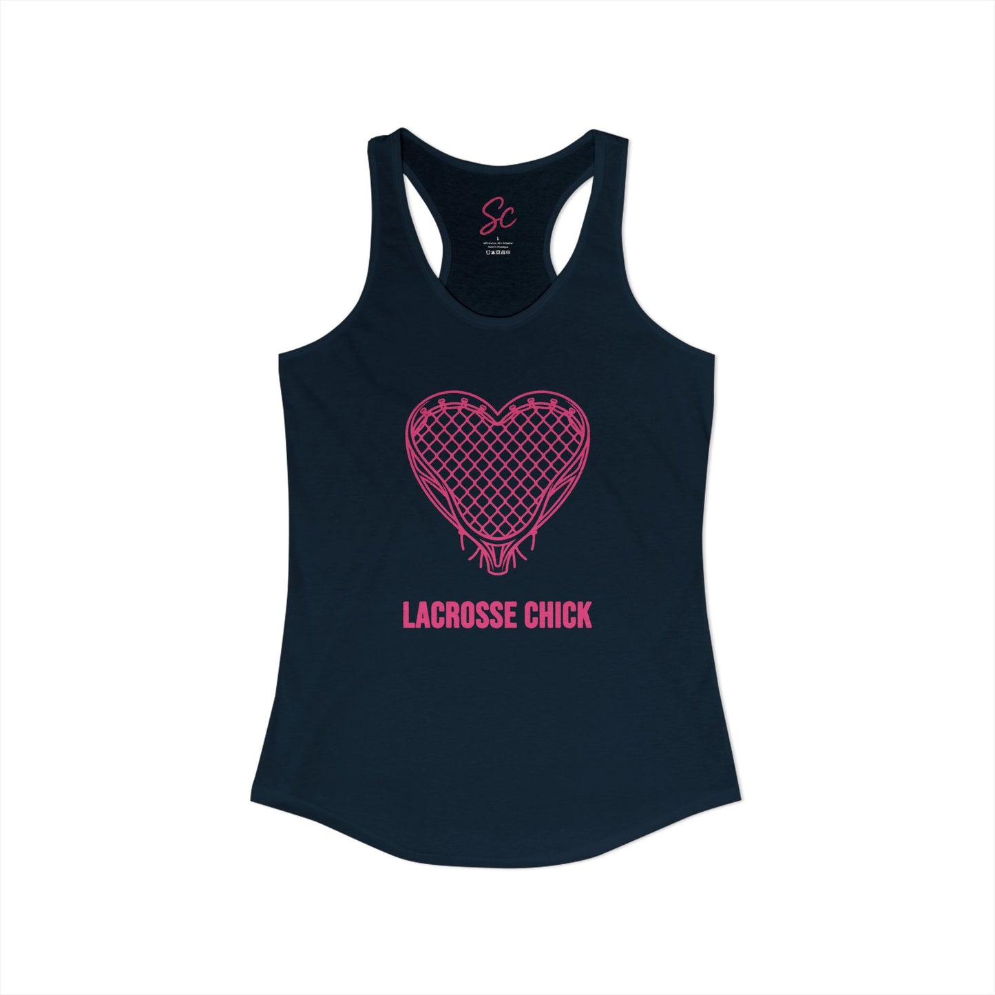 Love - Lacrosse Racer Back Tank