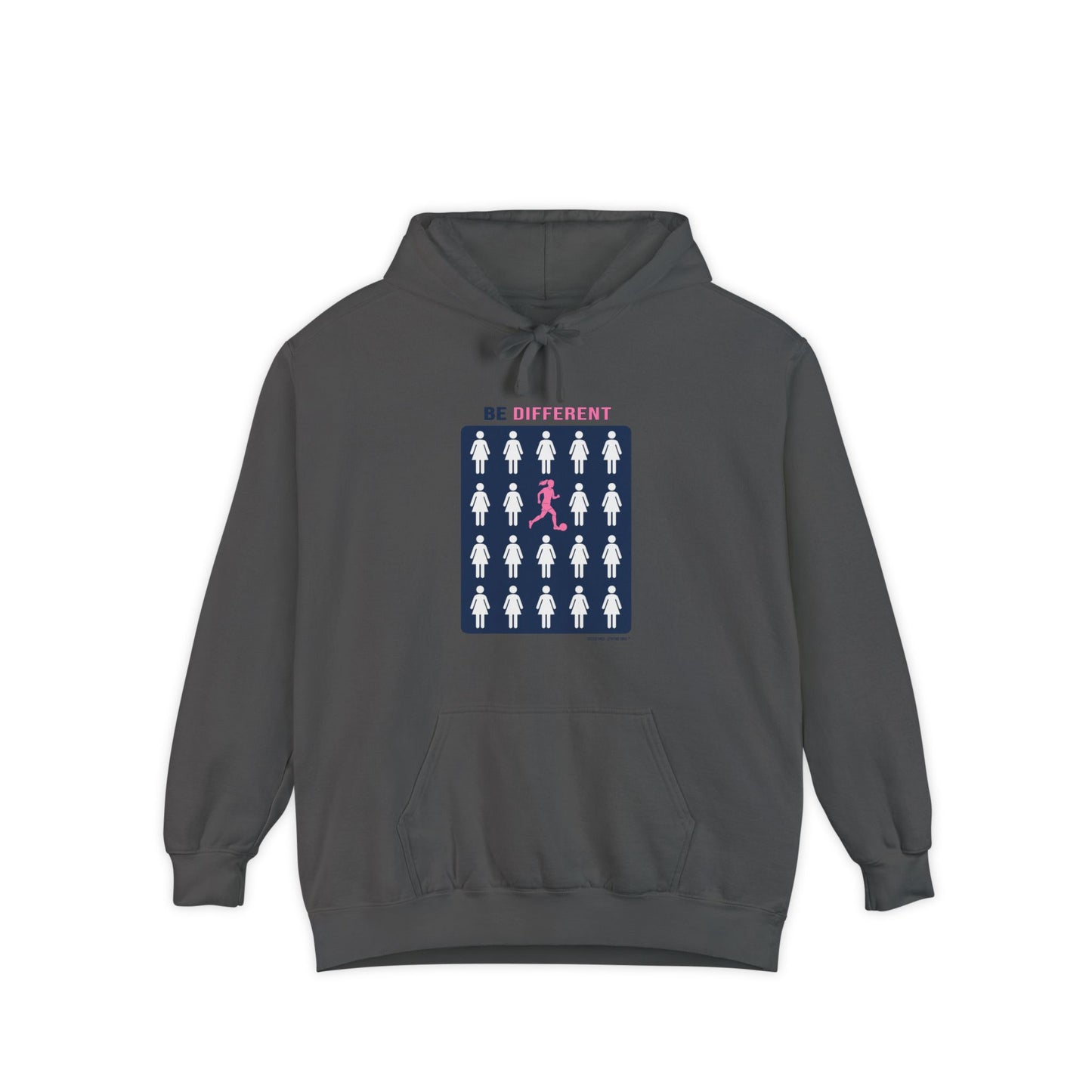 Be Different Hoodie — Soccer Chick