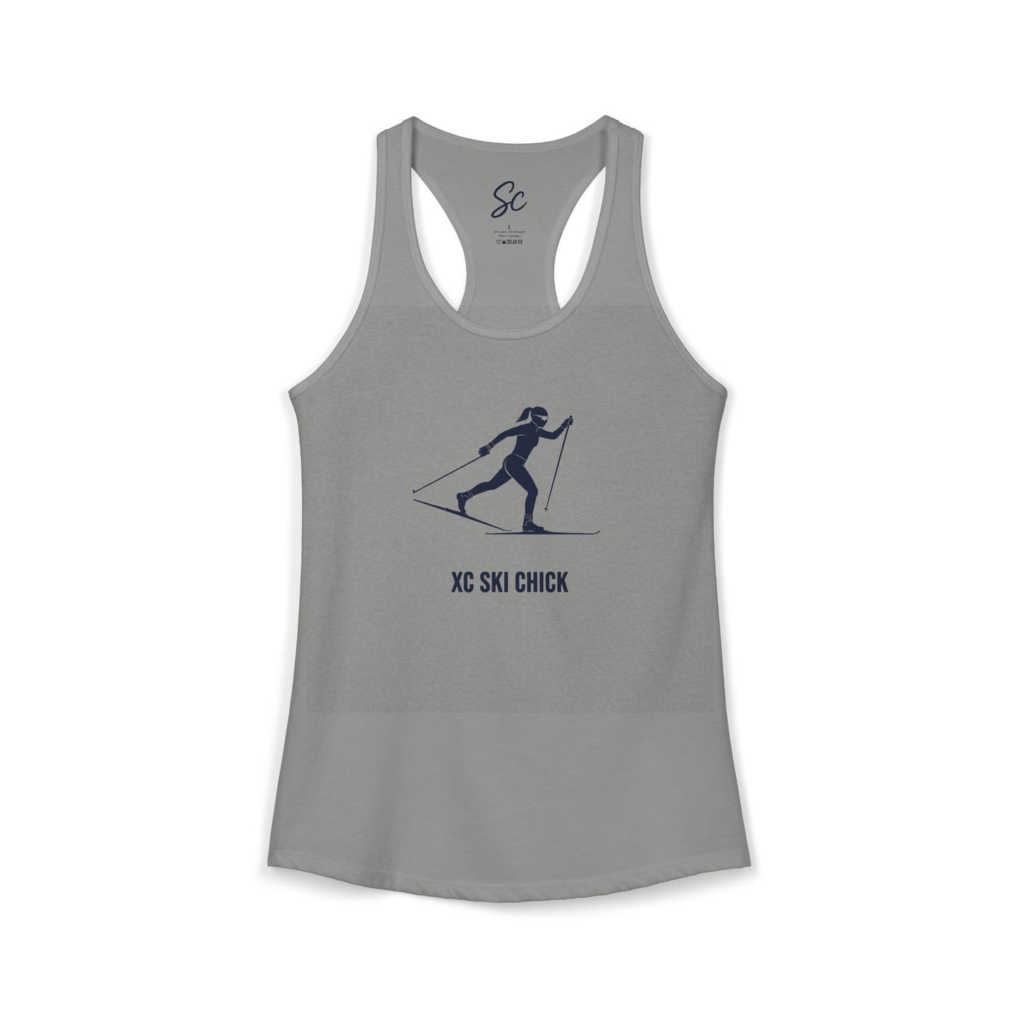 XC Ski Chick - XC Ski Racer Back Tank