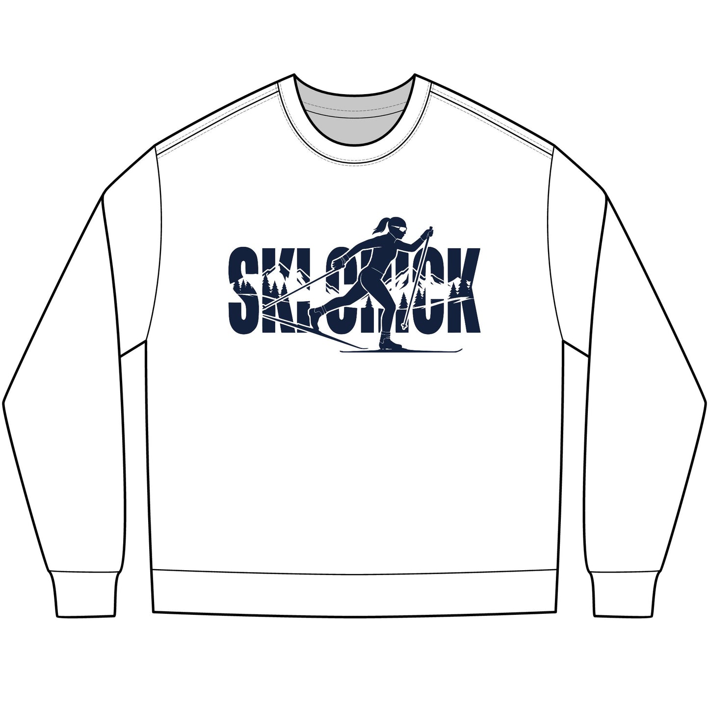 SKI CHICK - Cross Country Ski long sleeve