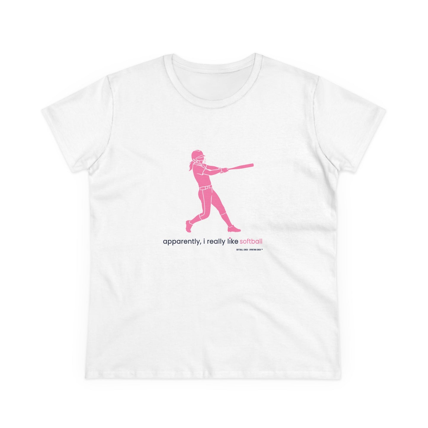 apparently, i really like softball (pink)