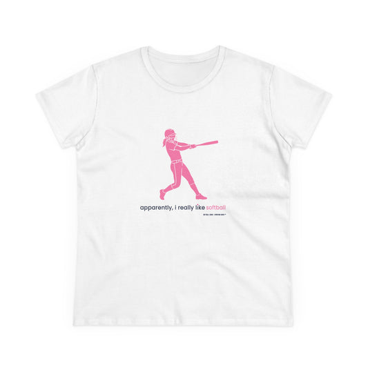 apparently, i really like softball (pink)