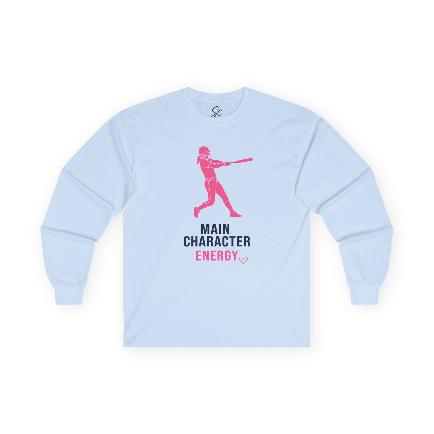 Main Character Energy - Softball Long Sleeve