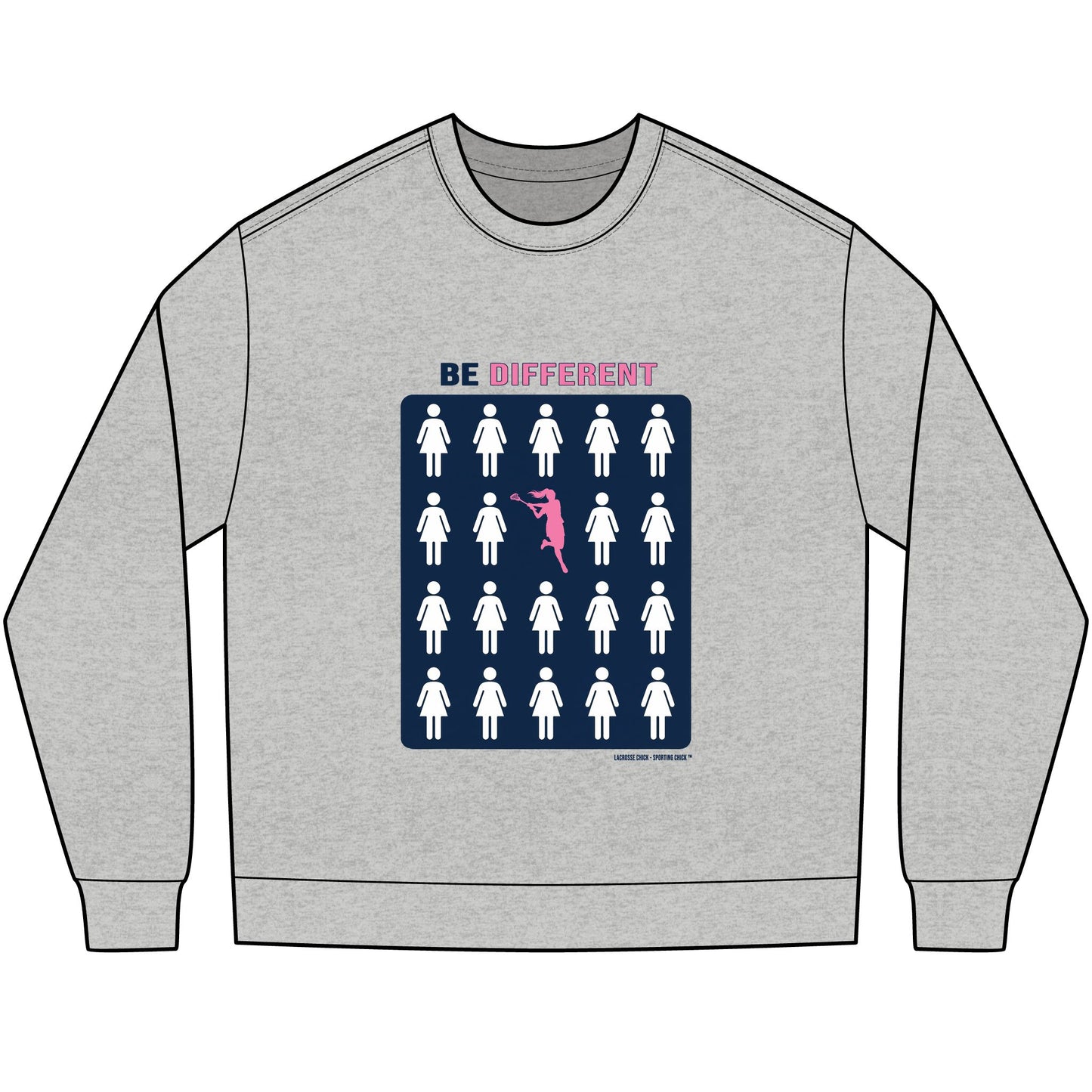 Be Different Long Sleeve Tee — Lacrosse Chick