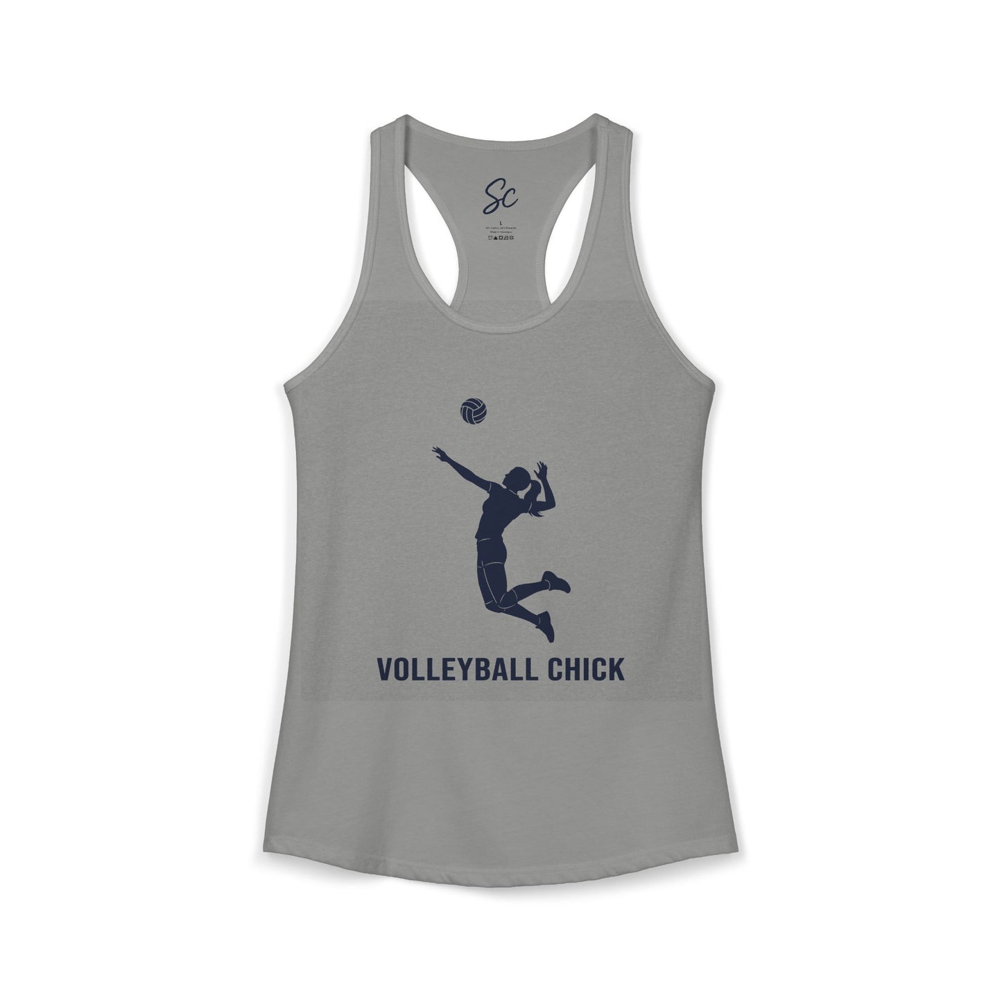 Volleyball Chick - Volleyball Racer Back Tank