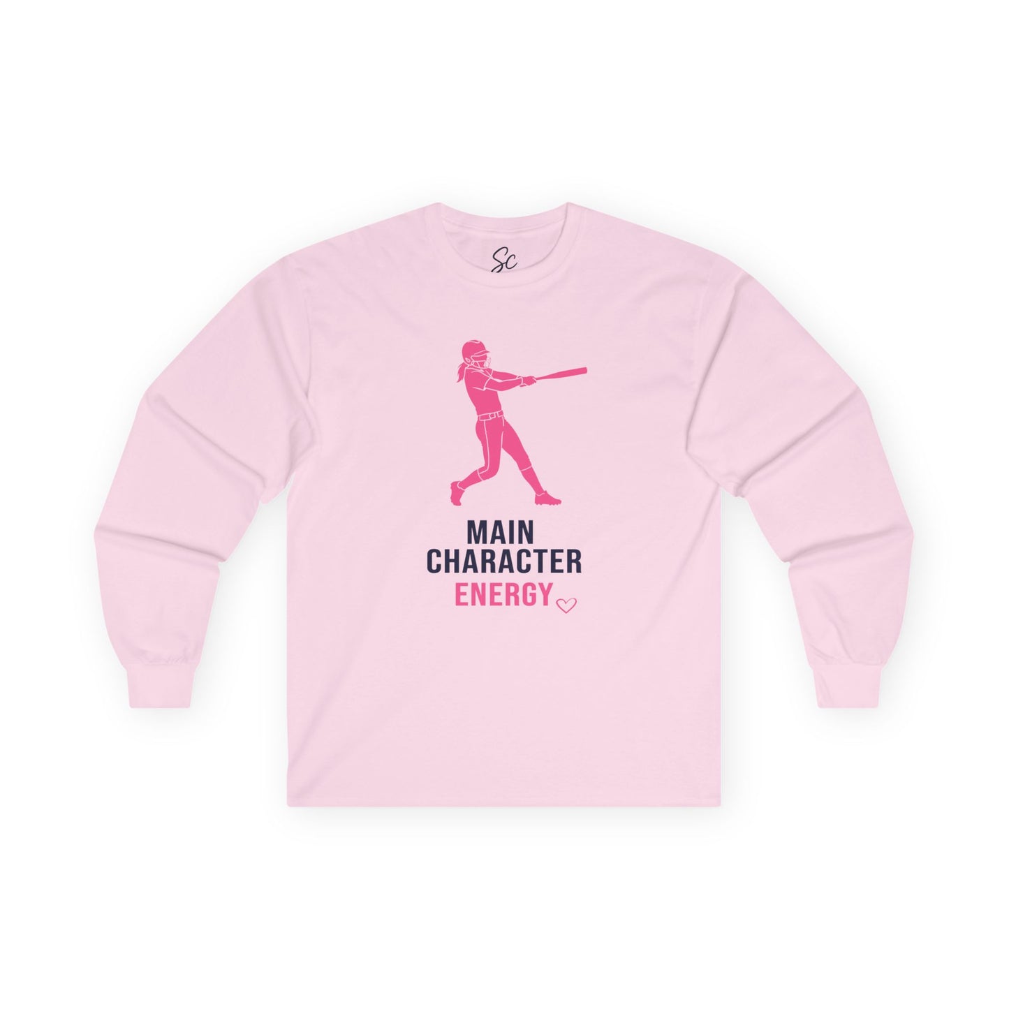 Main Character Energy - Softball Long Sleeve