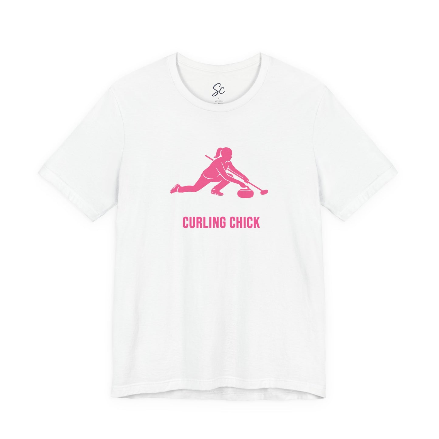 Curling Chick - Curling T