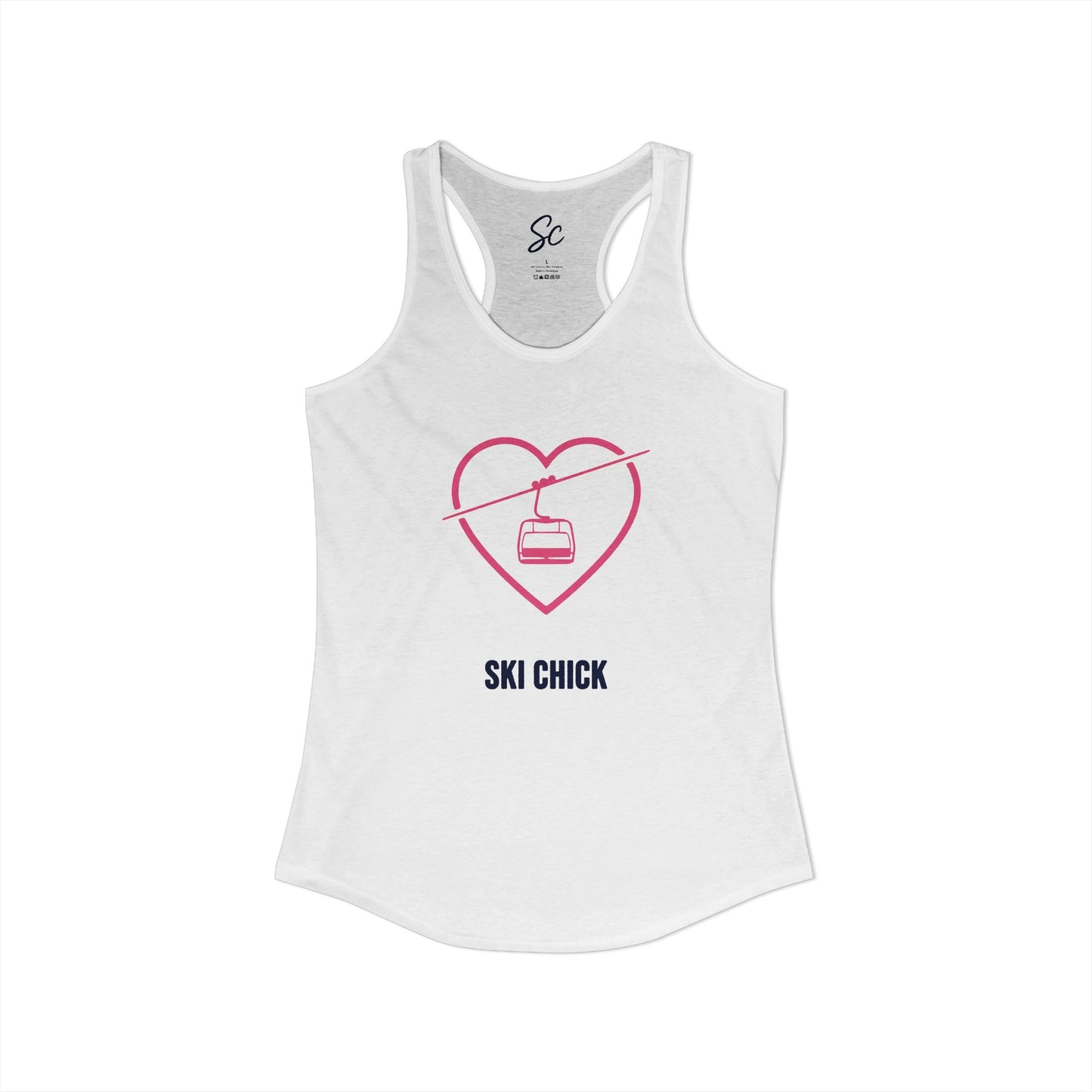 Love - Ski Racer Back Tank