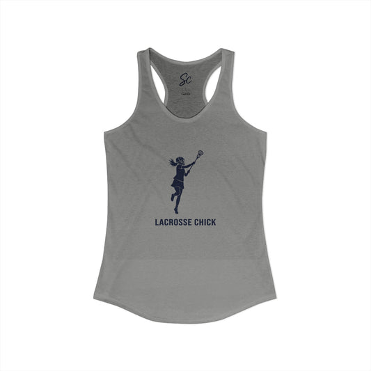 Lacrosse Chick - Lacrosse Racer Back Tank