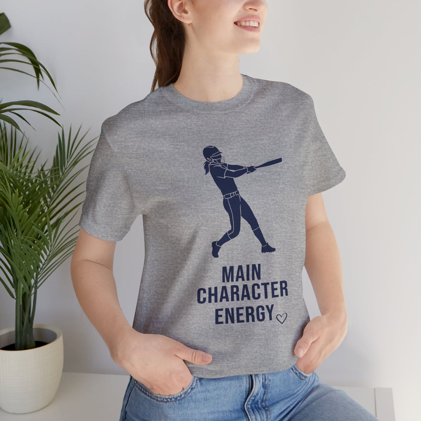 Main Character Energy - Softball T