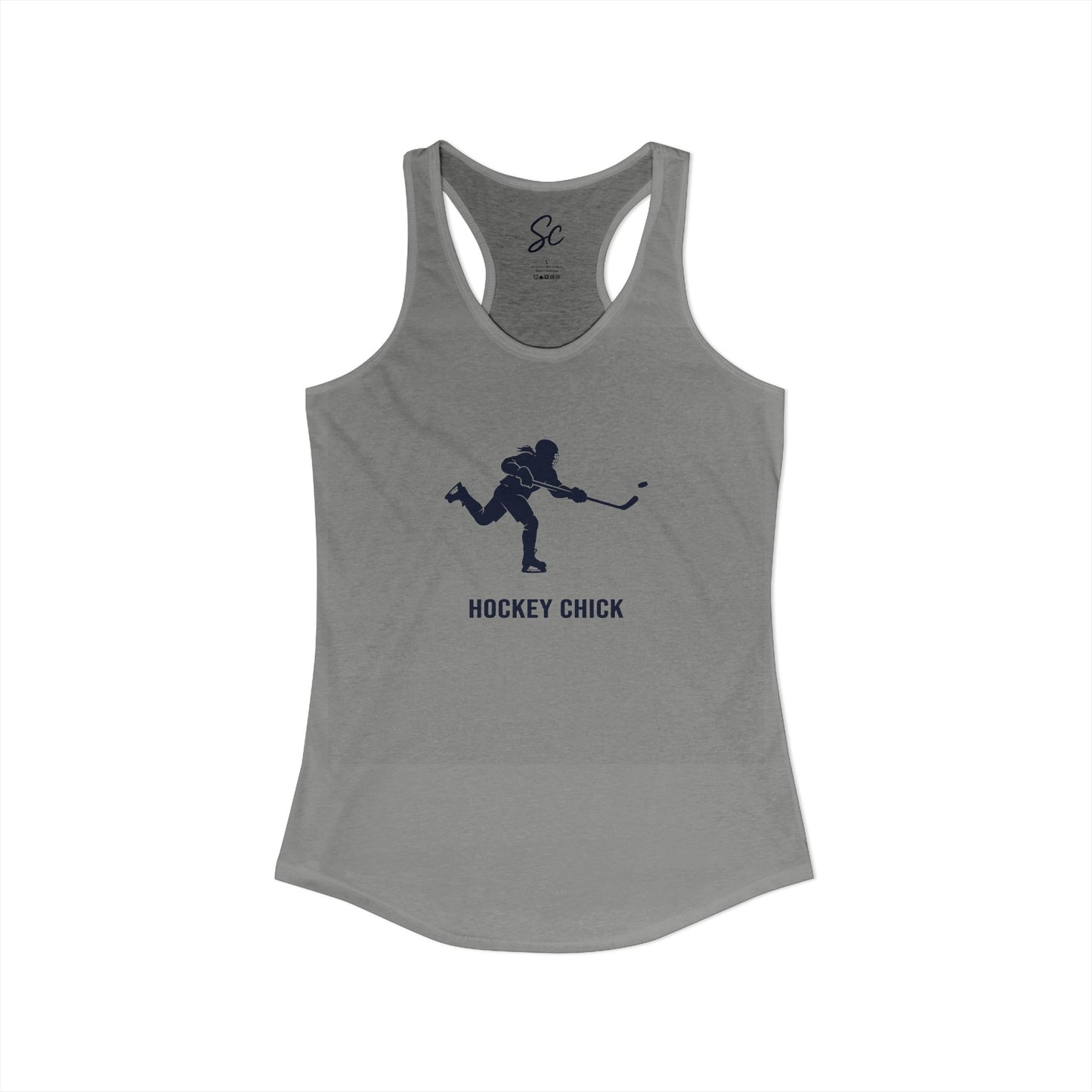 Hockey Chick - Hockey Racer Back Tank