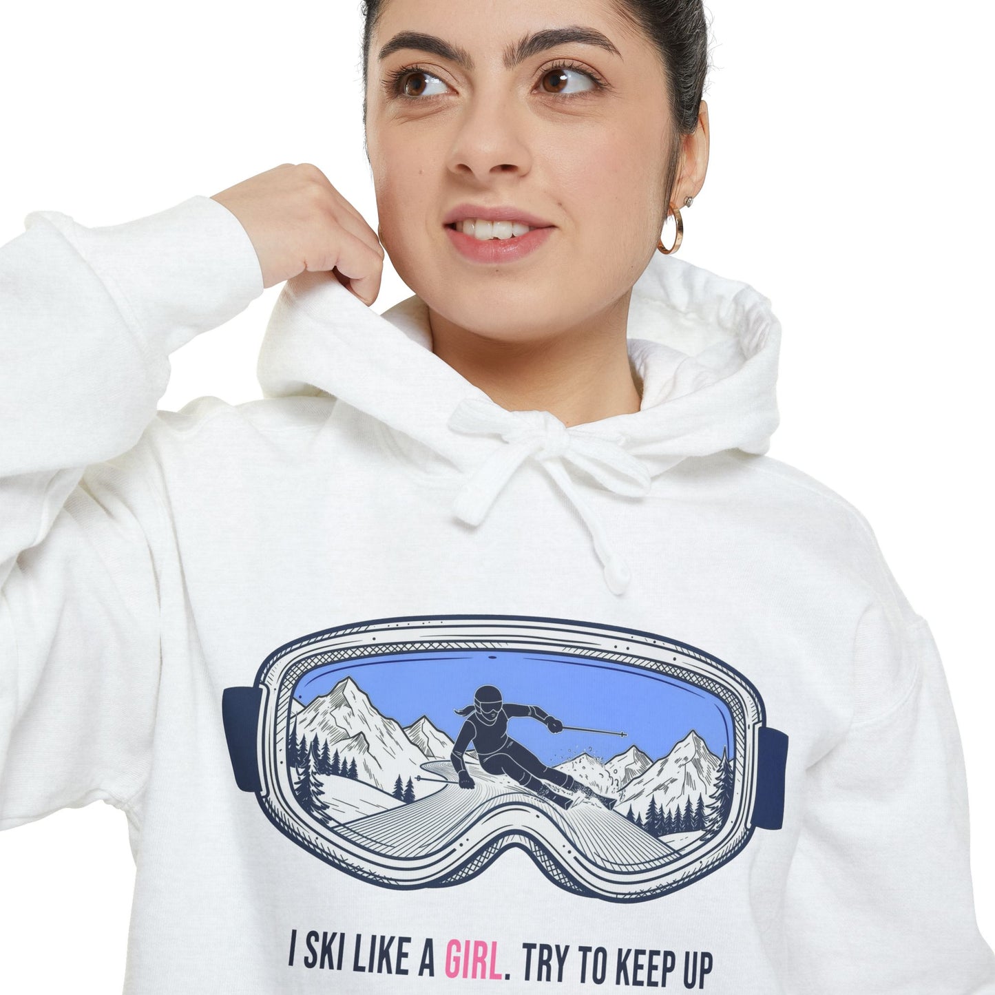 Ski Like a Girl Hoodie — Ski Hoodie