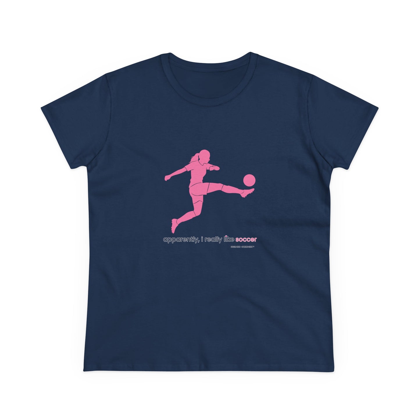 apparently, i really like soccer (pink)