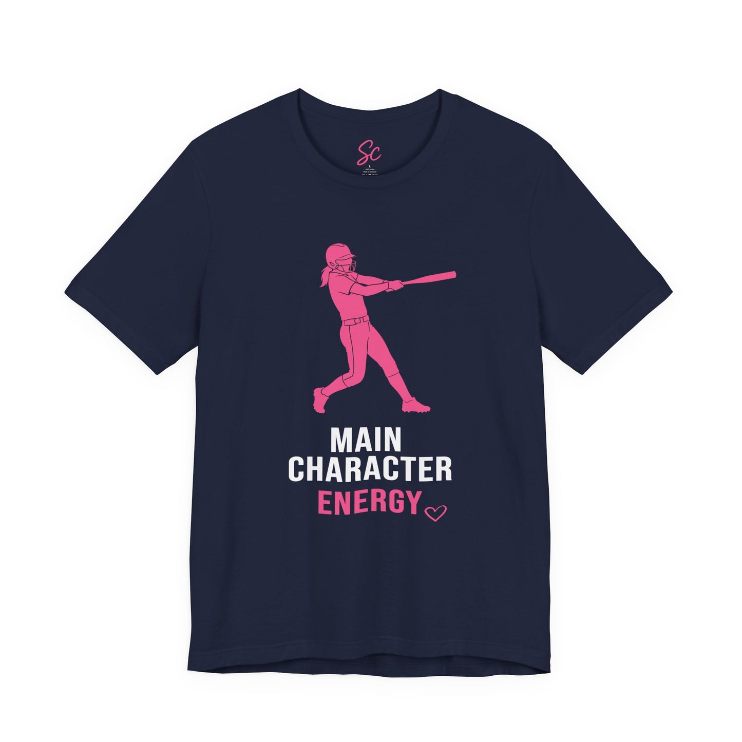 Main Character Energy - Softball T