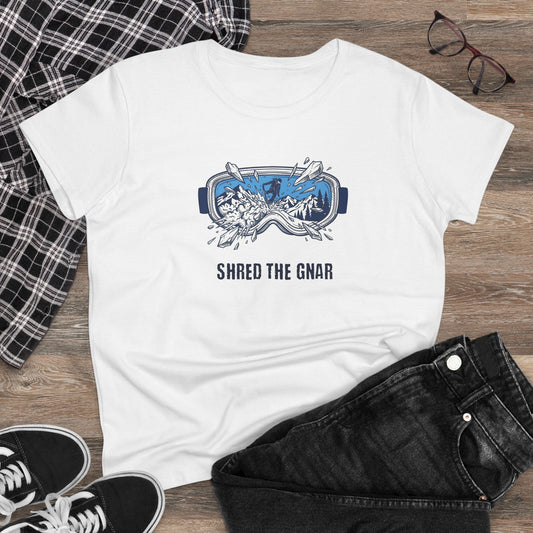 SHRED THE GNAR - Snowboard T