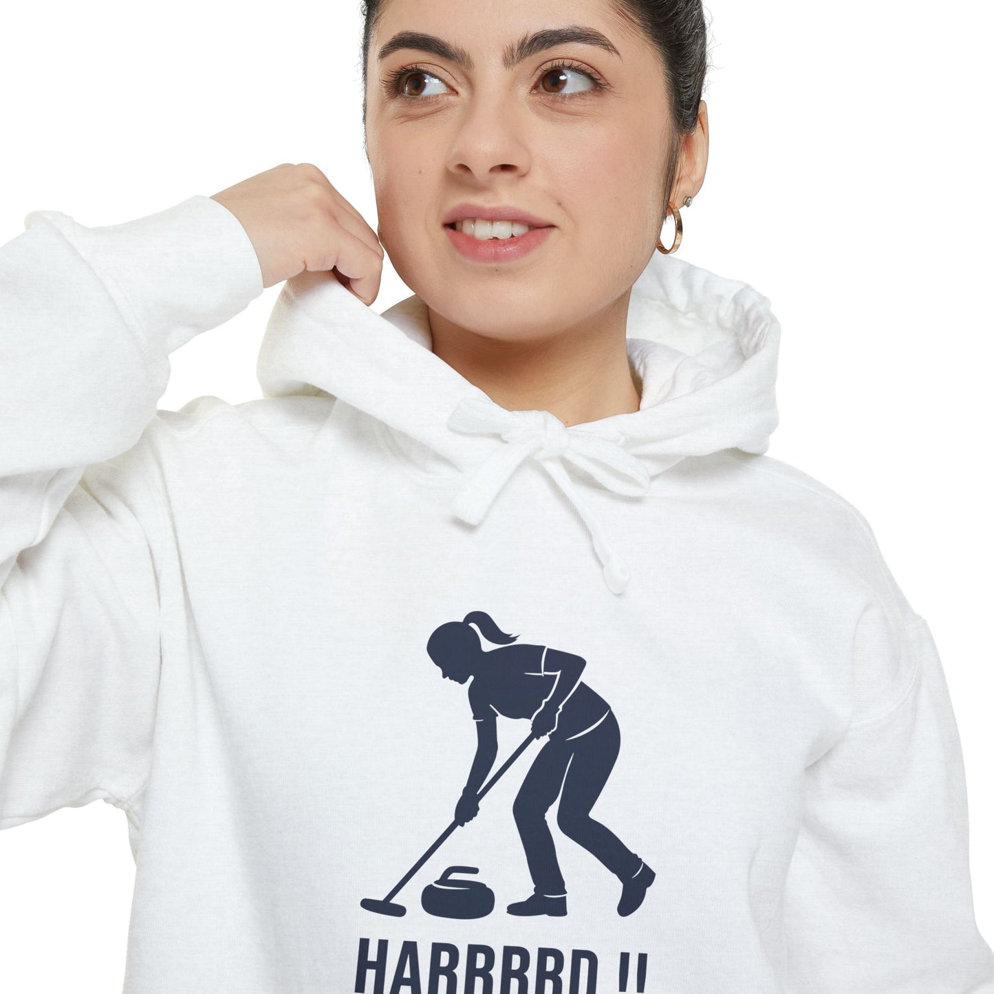 HARRRRD !! - Curling Hoodie