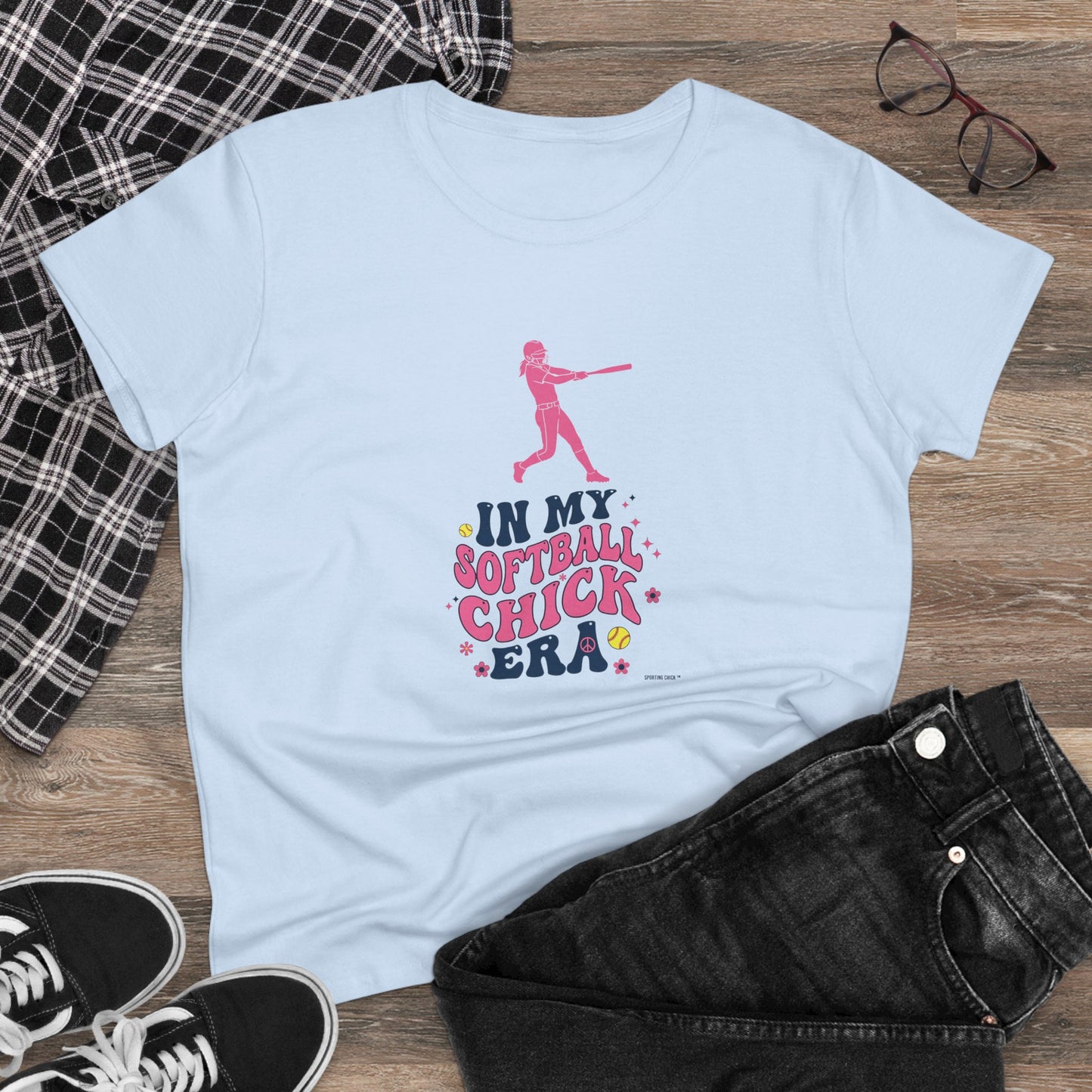 Softball Chick Era - T (pink)