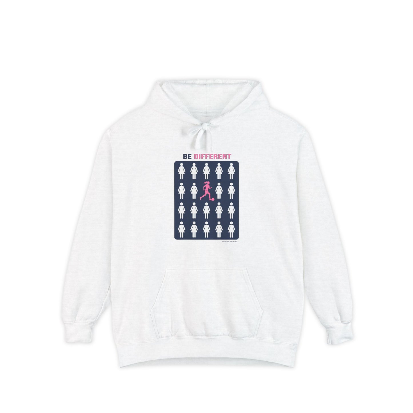 Be Different Hoodie — Soccer Chick