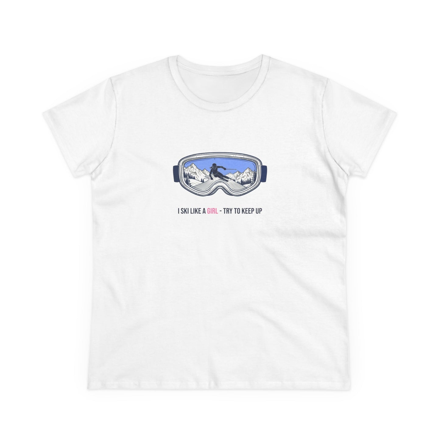 Ski Like a Girl - Ski T shirt