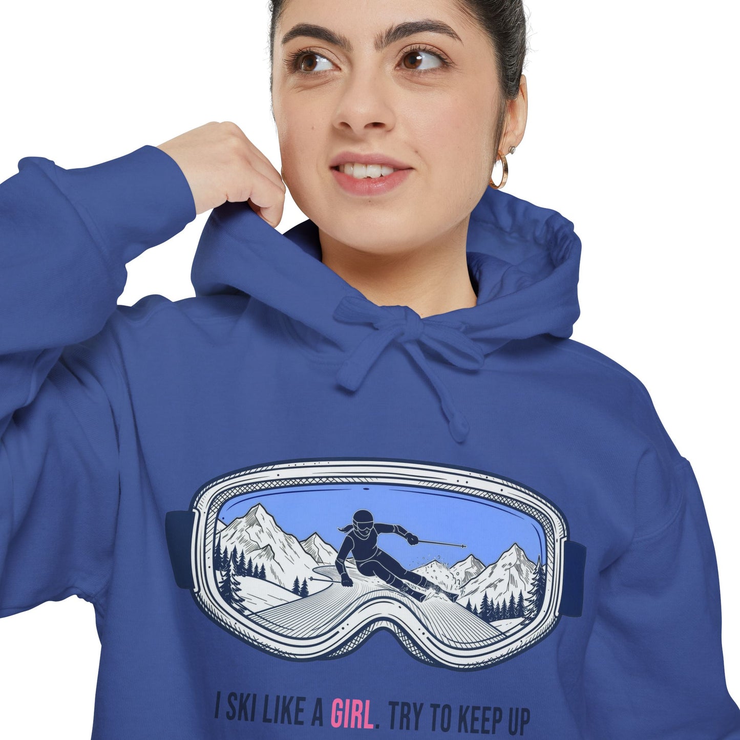 Ski Like a Girl Hoodie — Ski Hoodie