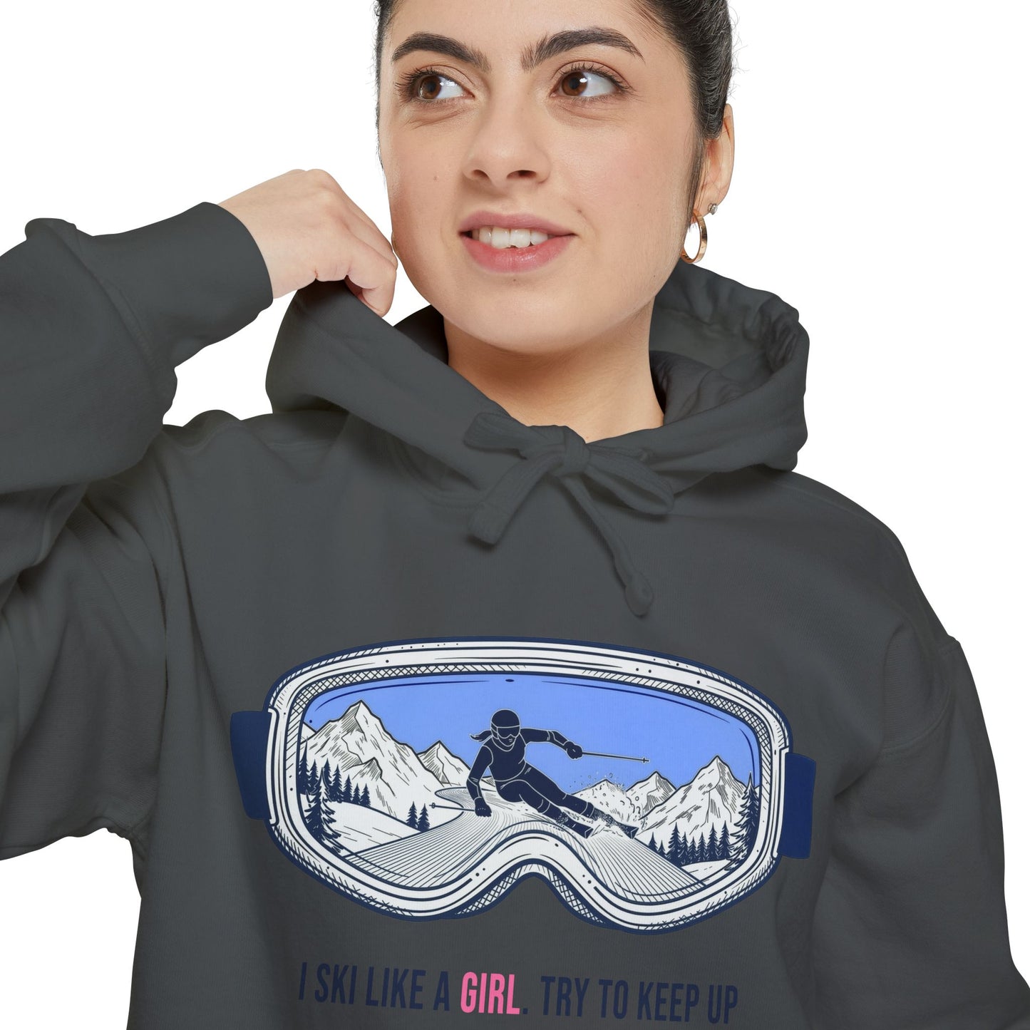 Ski Like a Girl Hoodie — Ski Hoodie