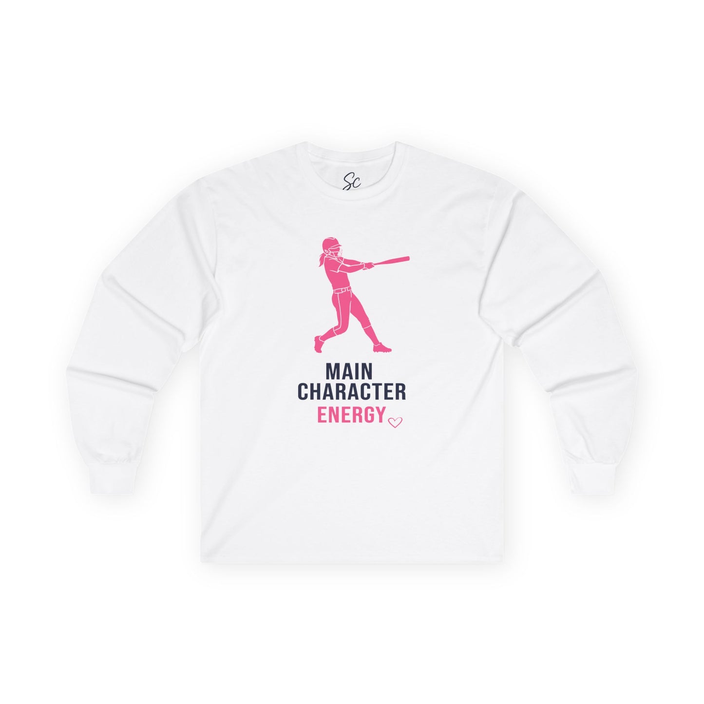 Main Character Energy - Softball Long Sleeve