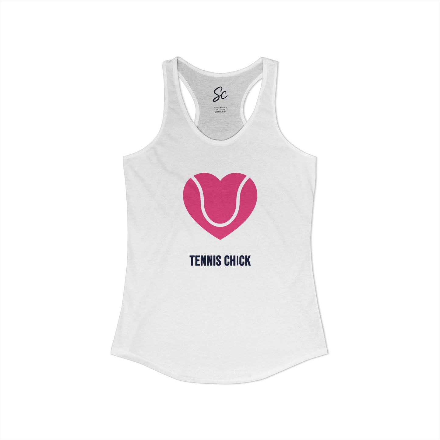 Love - Tennis Racer Back Tank