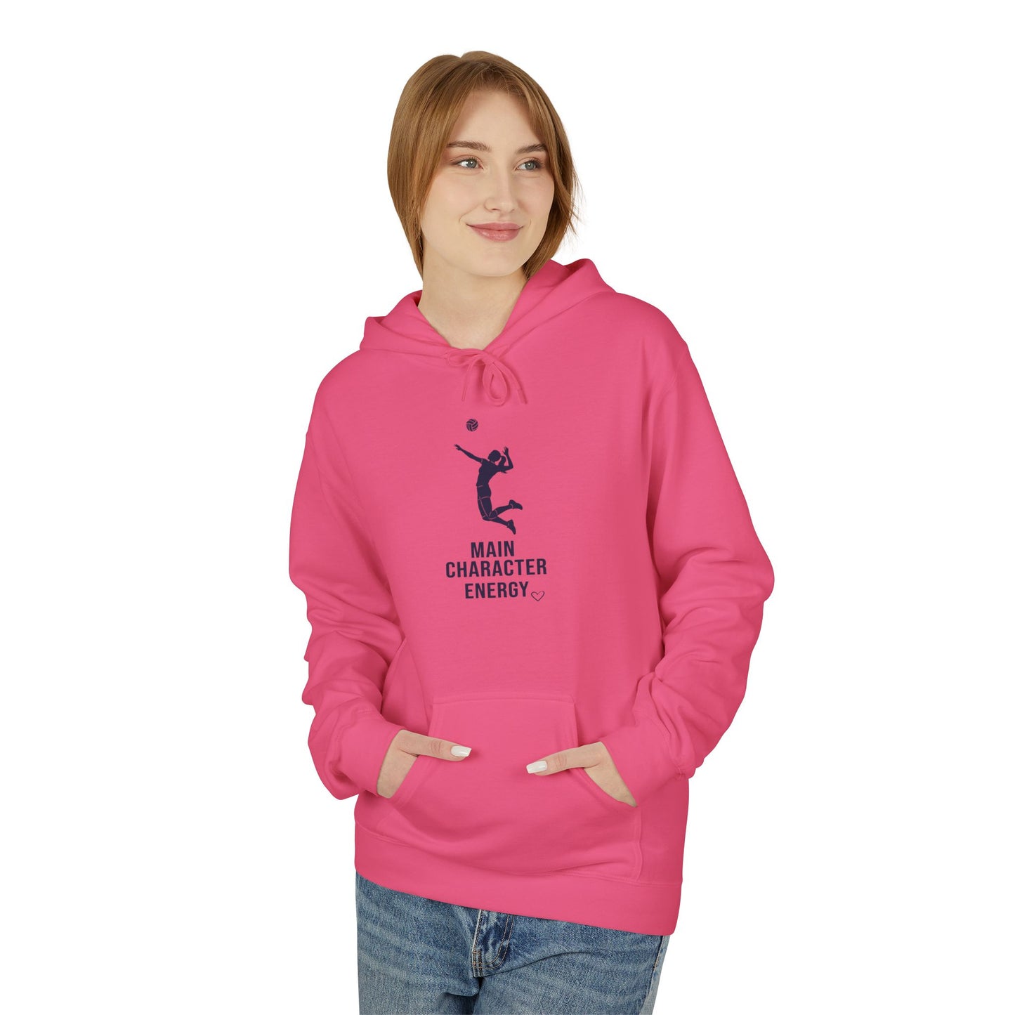 Main Character Energy - Volleyball Hoodie