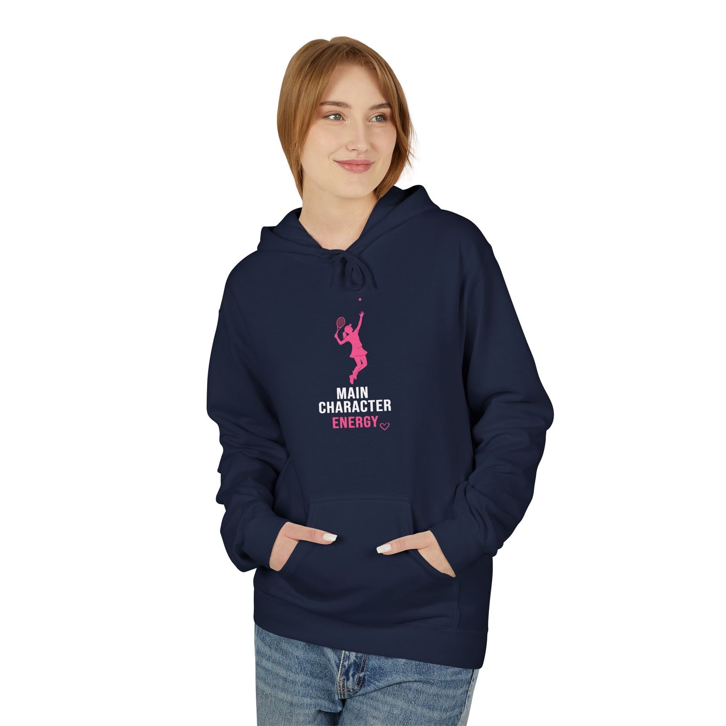 Main Character Energy - Tennis Hoodie