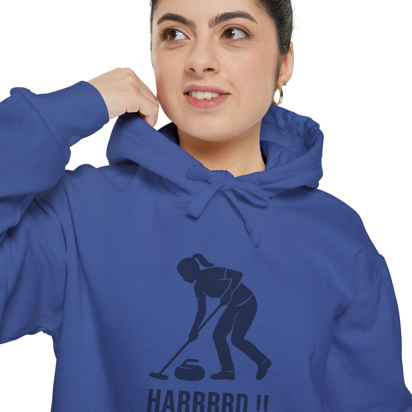 HARRRRD !! - Curling Hoodie