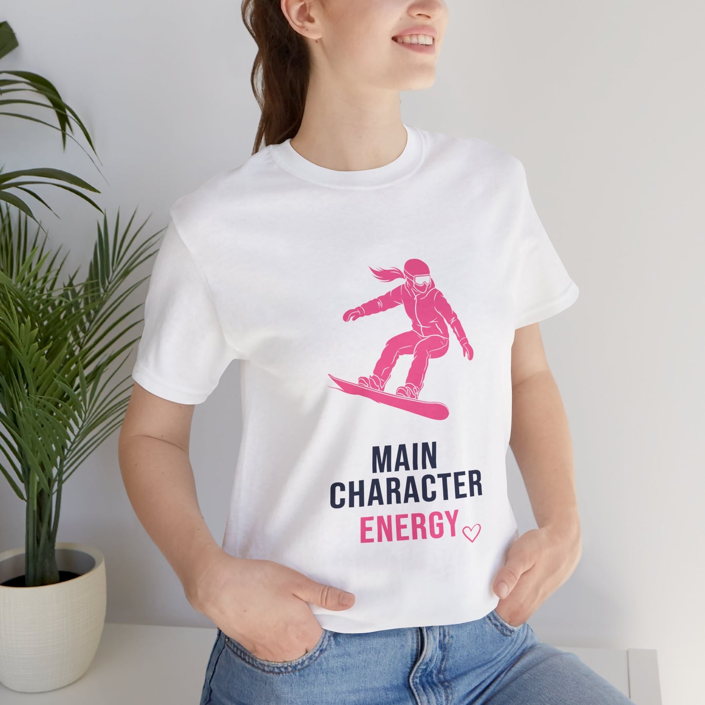 Main Character Energy - Snowboard T