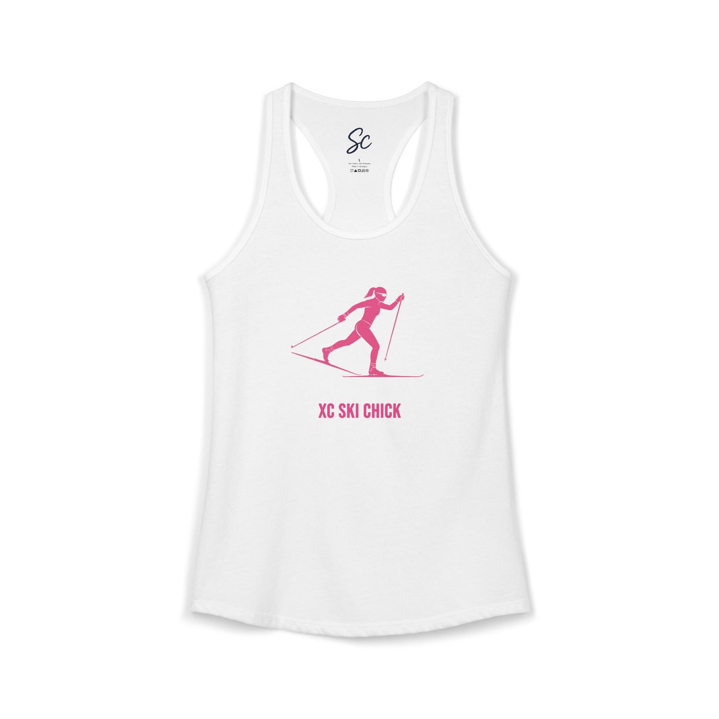 XC Ski Chick - XC Ski Racer Back Tank