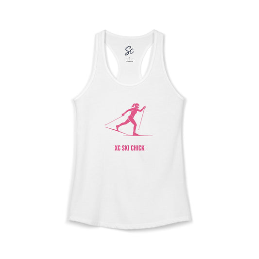 XC Ski Chick - XC Ski Racer Back Tank