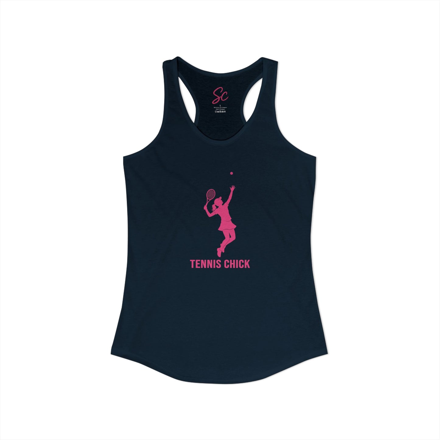 Tennis Chick - Tennis Racer Back Tank