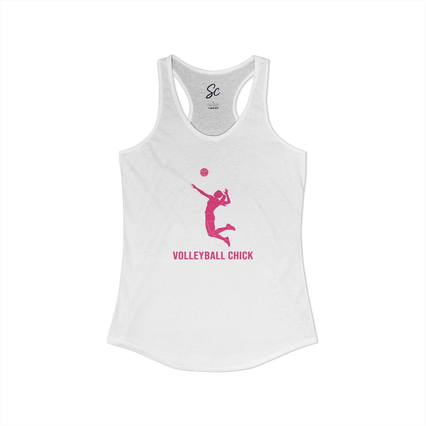 Volleyball Chick - Volleyball Racer Back Tank