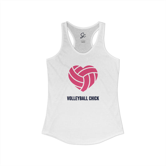 Love - Volleyball Racer Back Tank