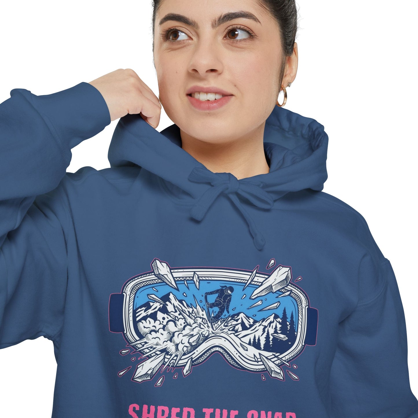 SHRED THE GNAR - Snowboard Hoodie