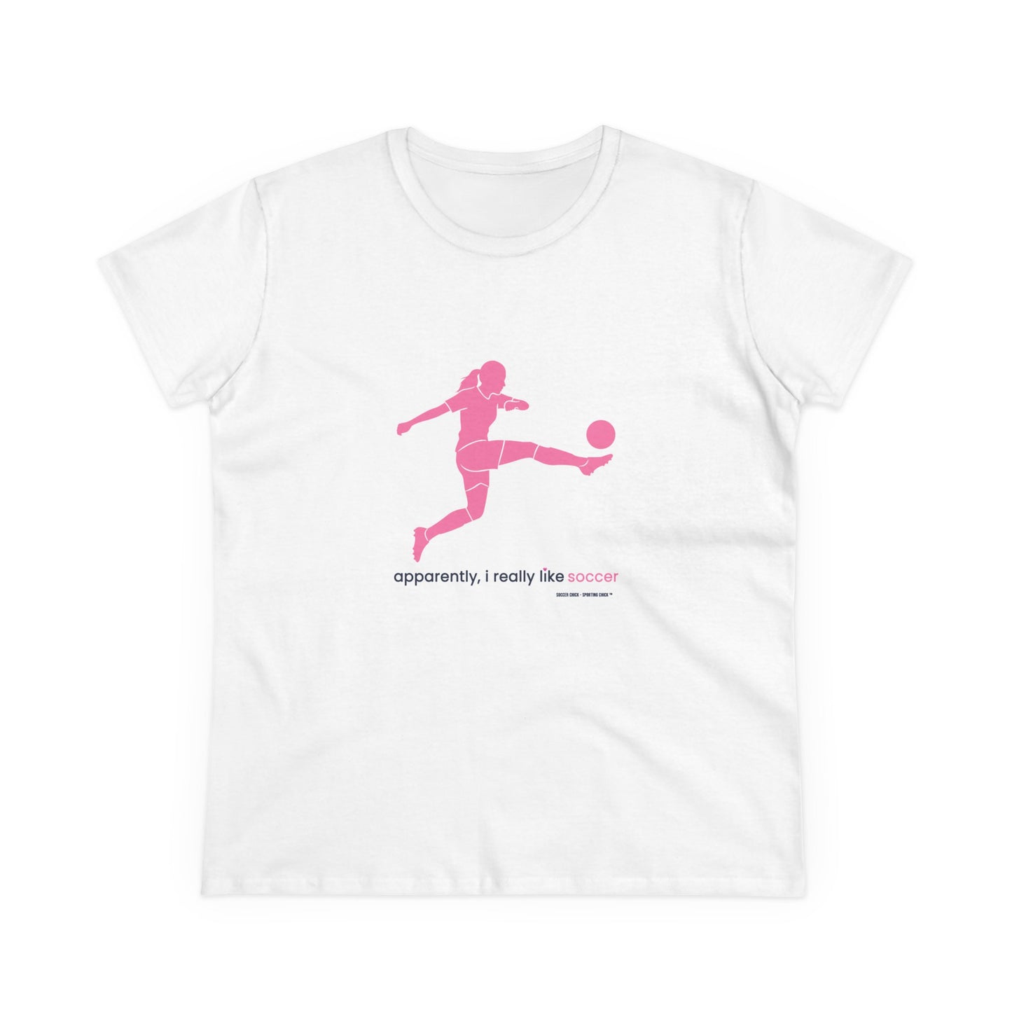 apparently, i really like soccer (pink)