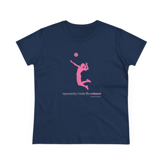 apparently, i really like volleyball (pink)
