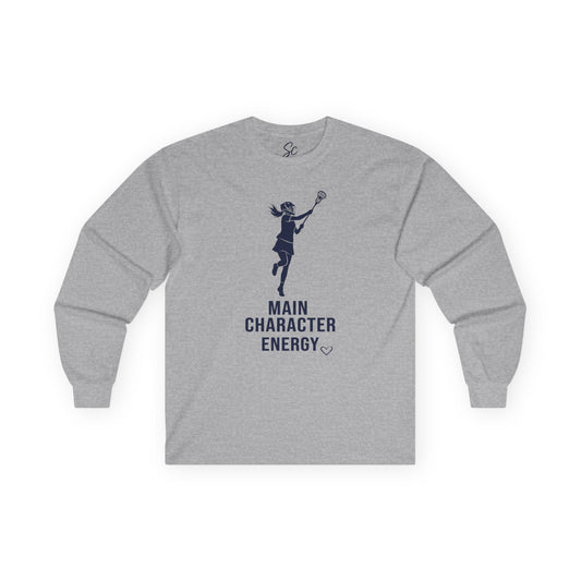 Main Character Energy - Lacrosse Long Sleeve