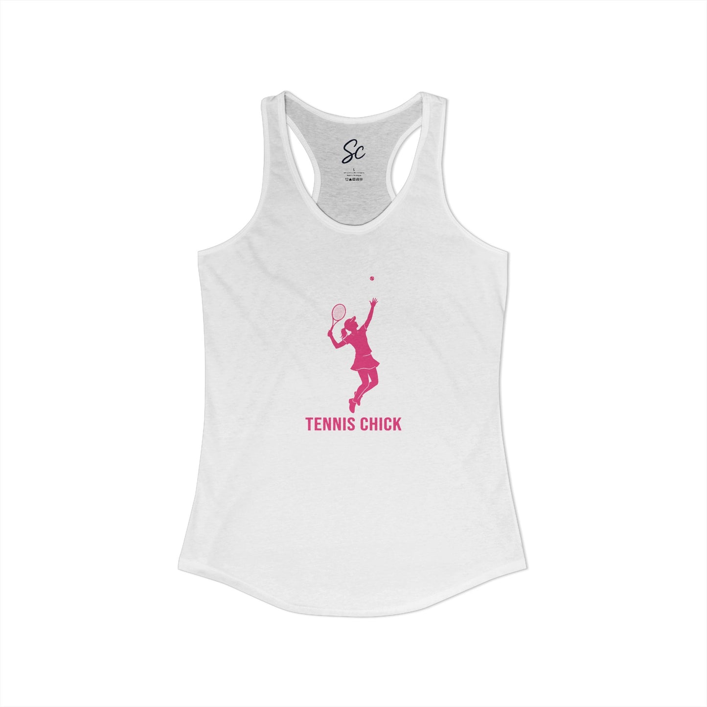 Tennis Chick - Tennis Racer Back Tank