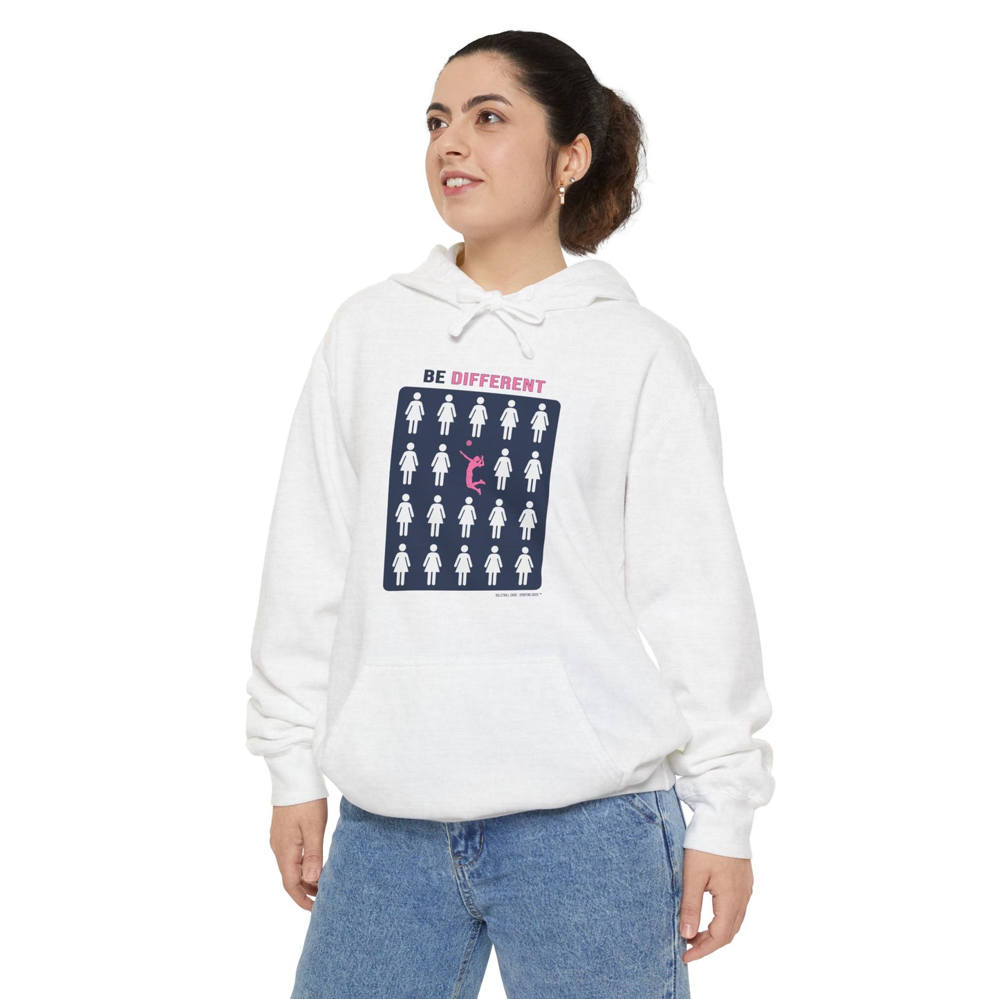 Be Different Hoodie — Volleyball Chick