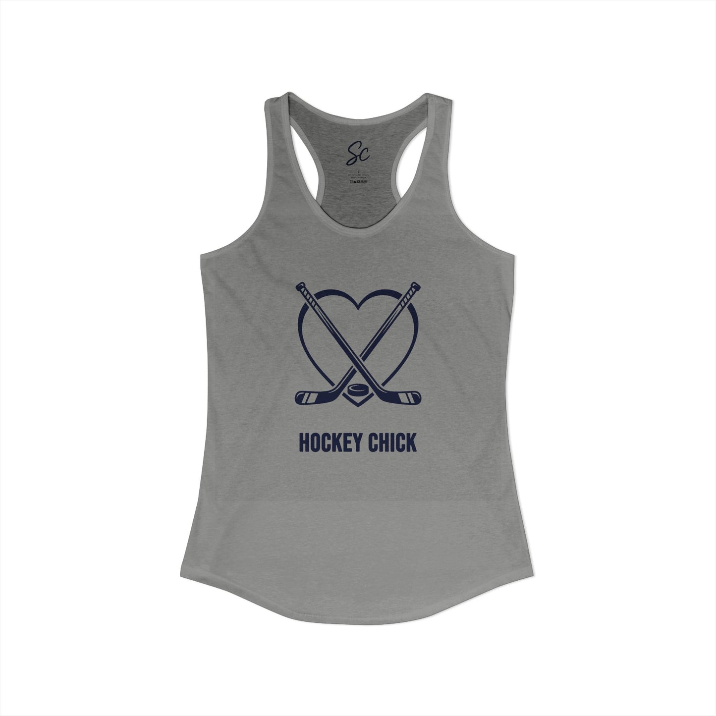 Love - Hockey Racer Back Tank