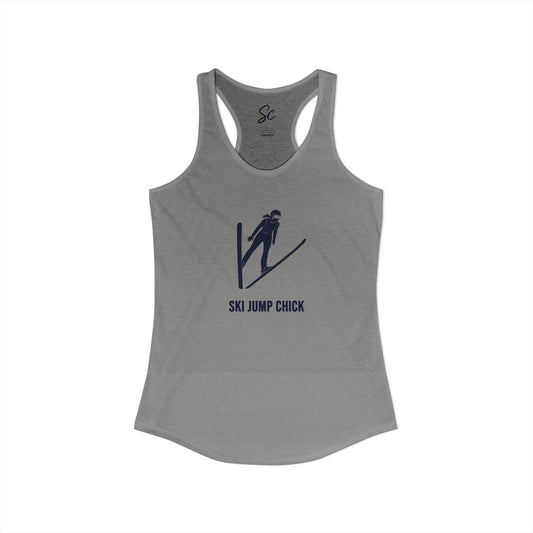 Ski Jump Chick - Ski Jump Racer Back Tank