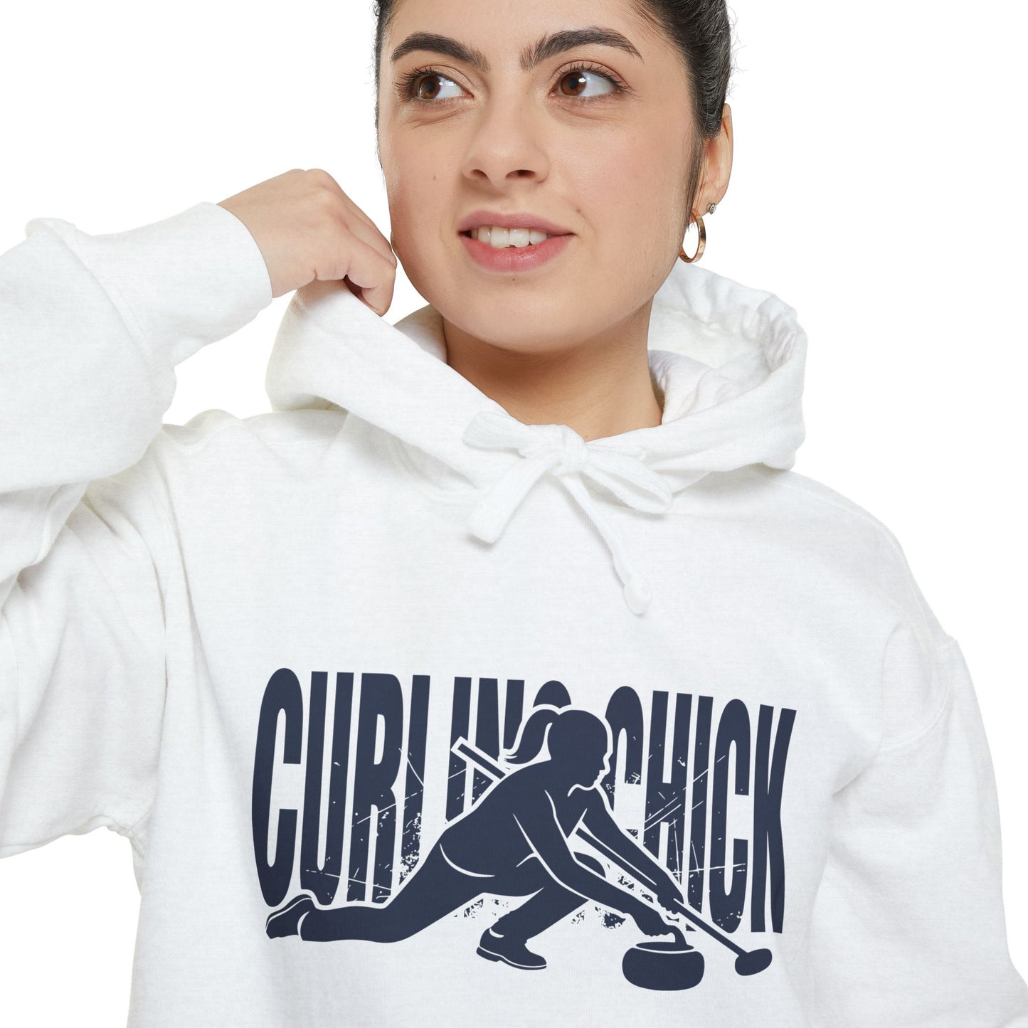 CURLING CHICK - Curling Hoodie
