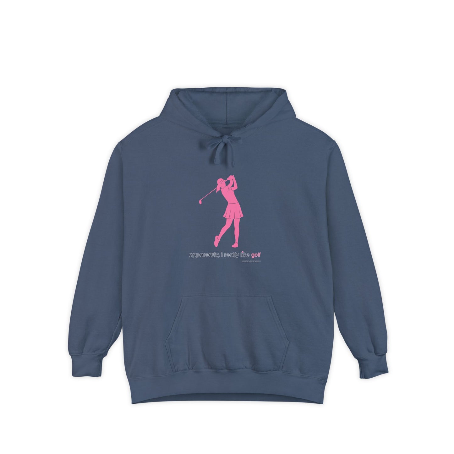 apparently i really like golf - Hoodie (pink)